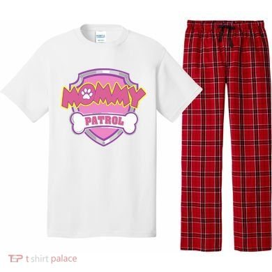 Mom Patrol Dog Mom Dad Pajama Set