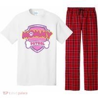 Mom Patrol Dog Mom Dad Pajama Set thumb 0