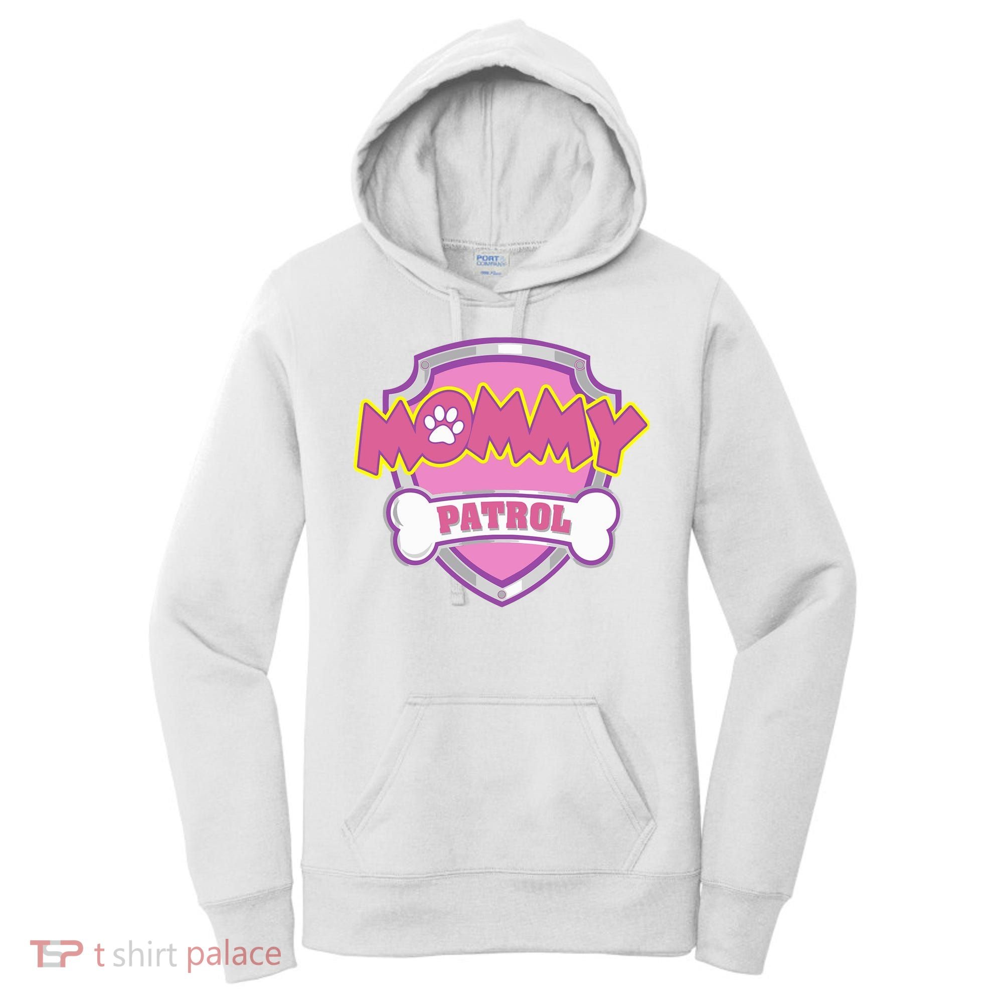 Mom Patrol Dog Mom Dad Women's Hoodie