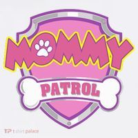 Mom Patrol Dog Mom Dad Women's Hoodie thumb 2