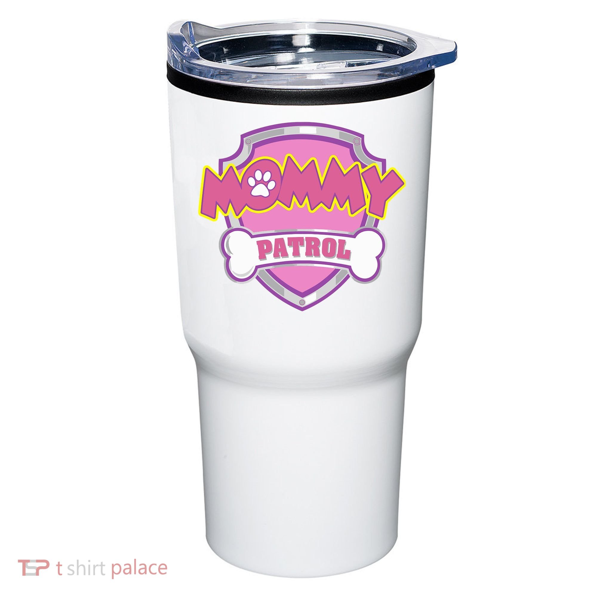 Mom Patrol Dog Mom Dad Tumbler