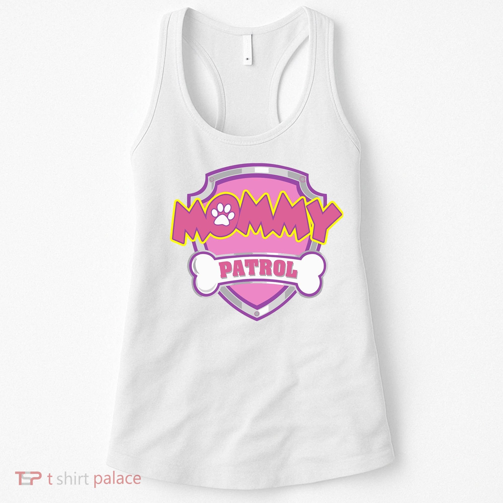 Mom Patrol Dog Mom Dad Women's Tank Top