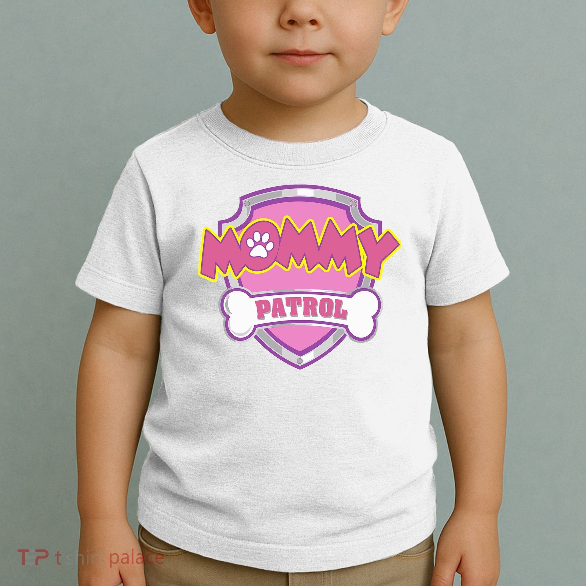 Mom Patrol Dog Mom Dad Toddler T-Shirt