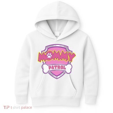 Mom Patrol Dog Mom Dad Kids Hoodie