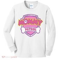 Mom Patrol Dog Mom Dad Kids Long Sleeve Shirt thumb 0