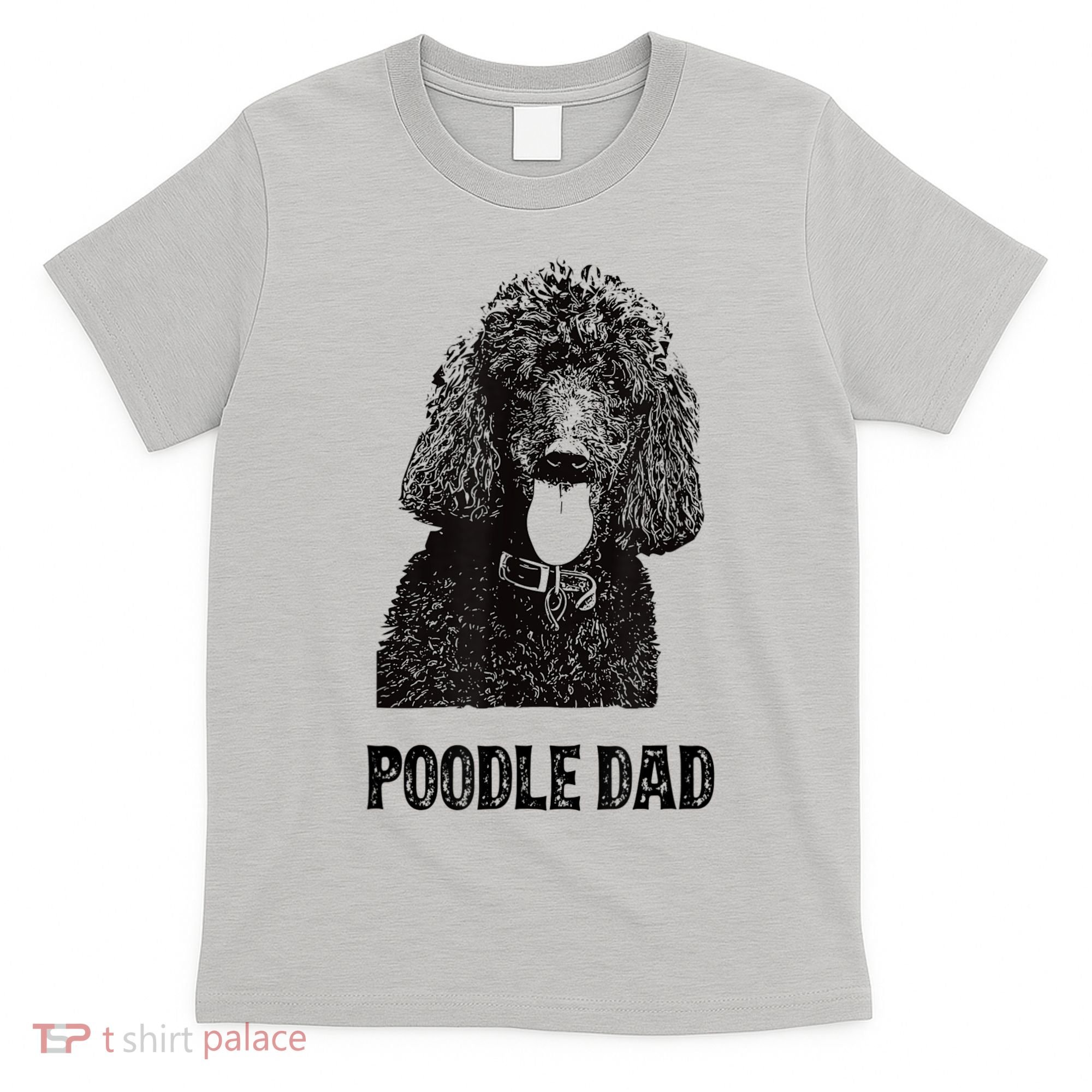 Mens Poodle Dad Standard Poodle Dad T-Shirt