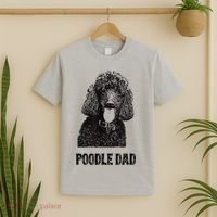 Mens Poodle Dad Standard Poodle Dad T-Shirt thumb 2