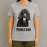 Mens Poodle Dad Standard Poodle Dad T-Shirt thumb 4