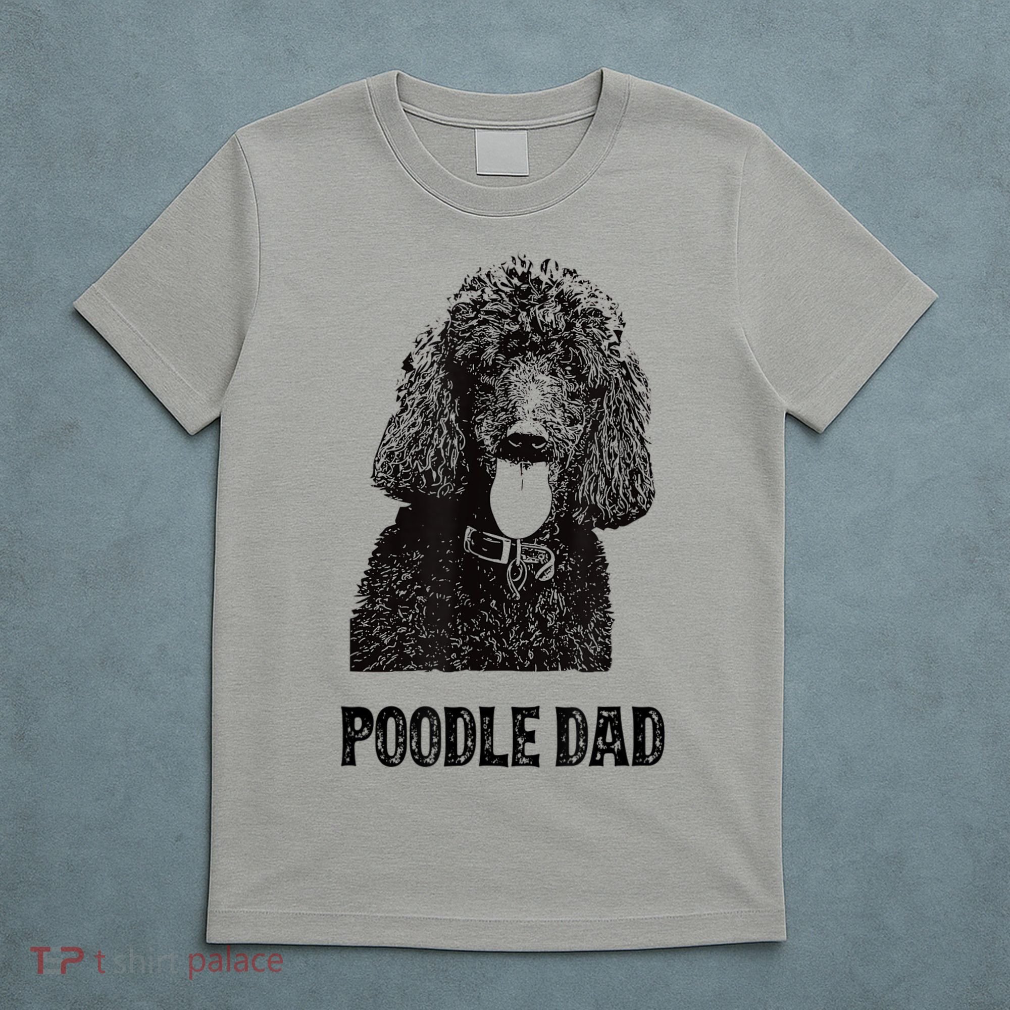Mens Poodle Dad Standard Poodle Dad T-Shirt
