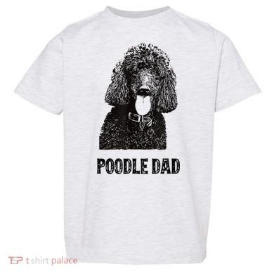 Mens Poodle Dad Standard Poodle Dad Toddler T-Shirt
