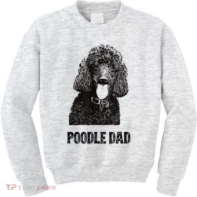 Mens Poodle Dad Standard Poodle Dad Kids Sweatshirt