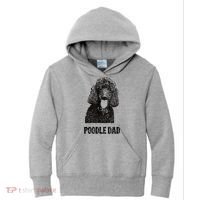 Mens Poodle Dad Standard Poodle Dad Kids Hoodie thumb 0