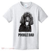 Mens Poodle Dad Standard Poodle Dad Kids T-Shirt thumb 0