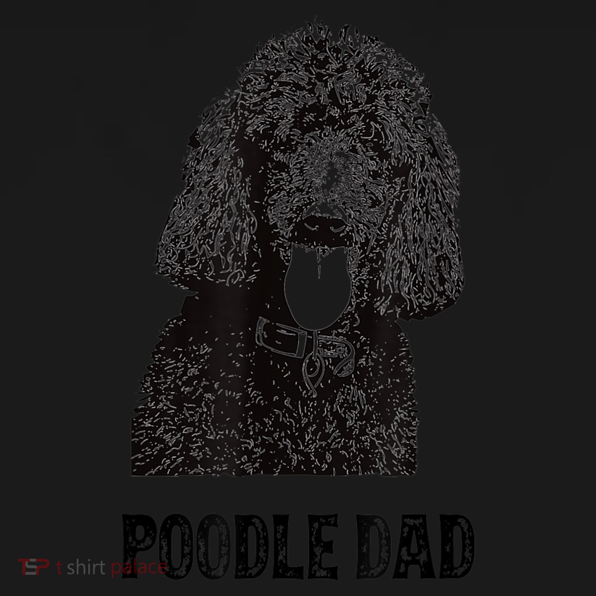 Mens Poodle Dad Standard Poodle Dad Doggie Tank