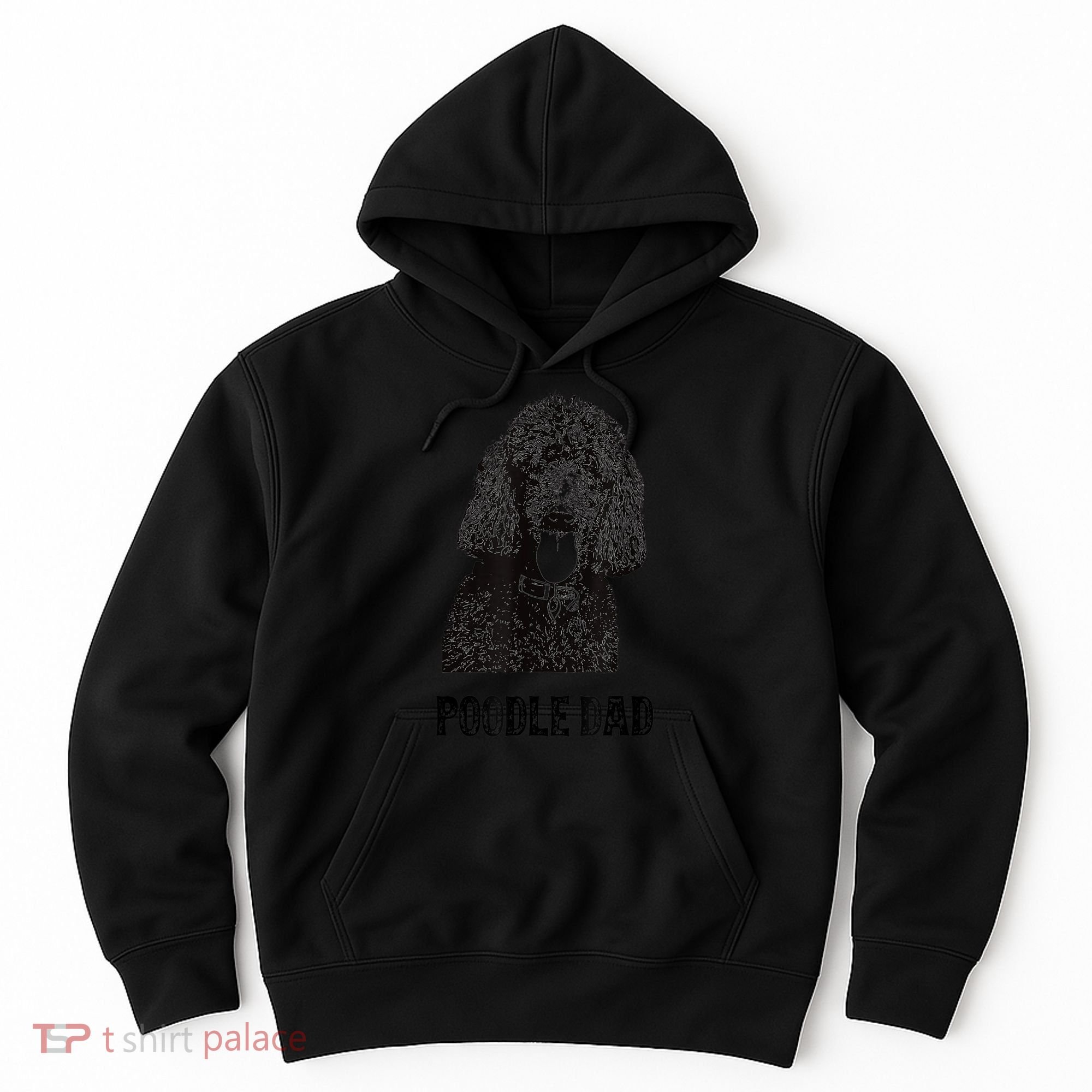 Mens Poodle Dad Standard Poodle Dad Hoodie