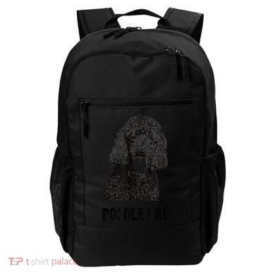 Mens Poodle Dad Standard Poodle Dad Backpack