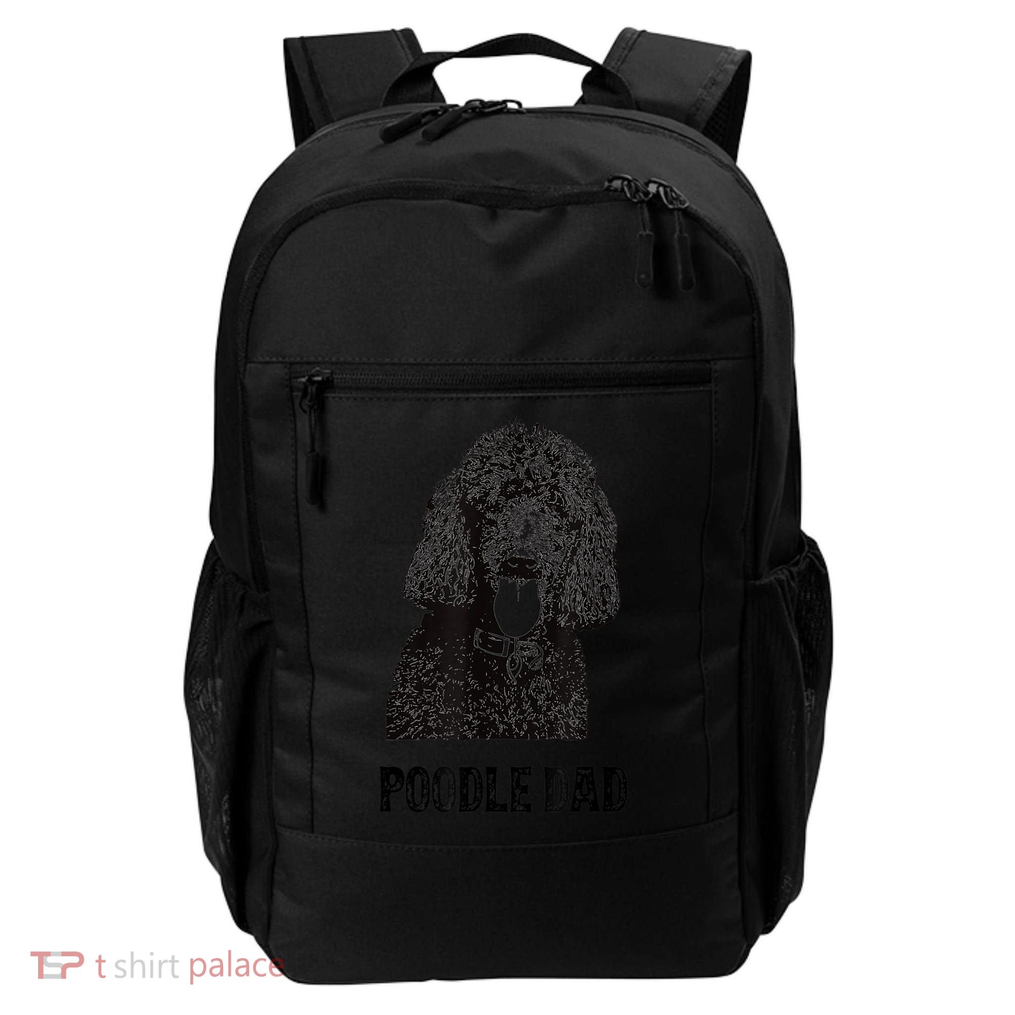 Mens Poodle Dad Standard Poodle Dad Backpack