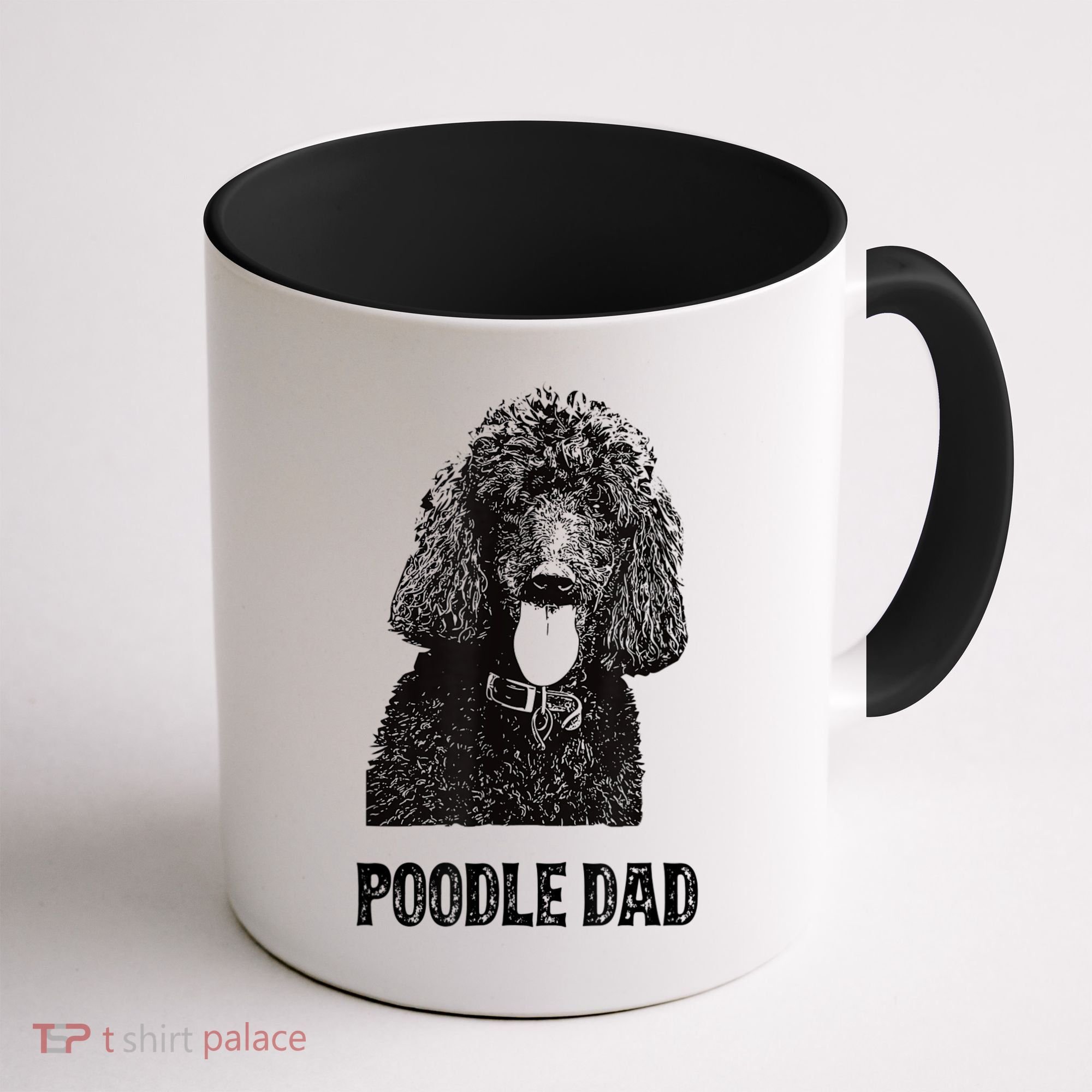 Mens Poodle Dad Standard Poodle Dad Coffee Mug