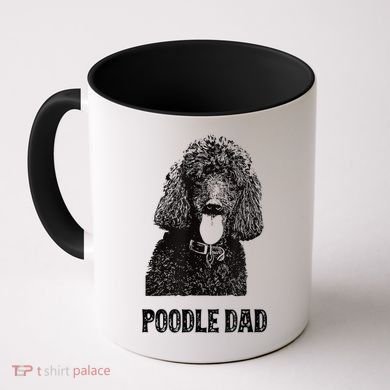 Mens Poodle Dad Standard Poodle Dad Coffee Mug