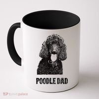 Mens Poodle Dad Standard Poodle Dad Coffee Mug thumb 0