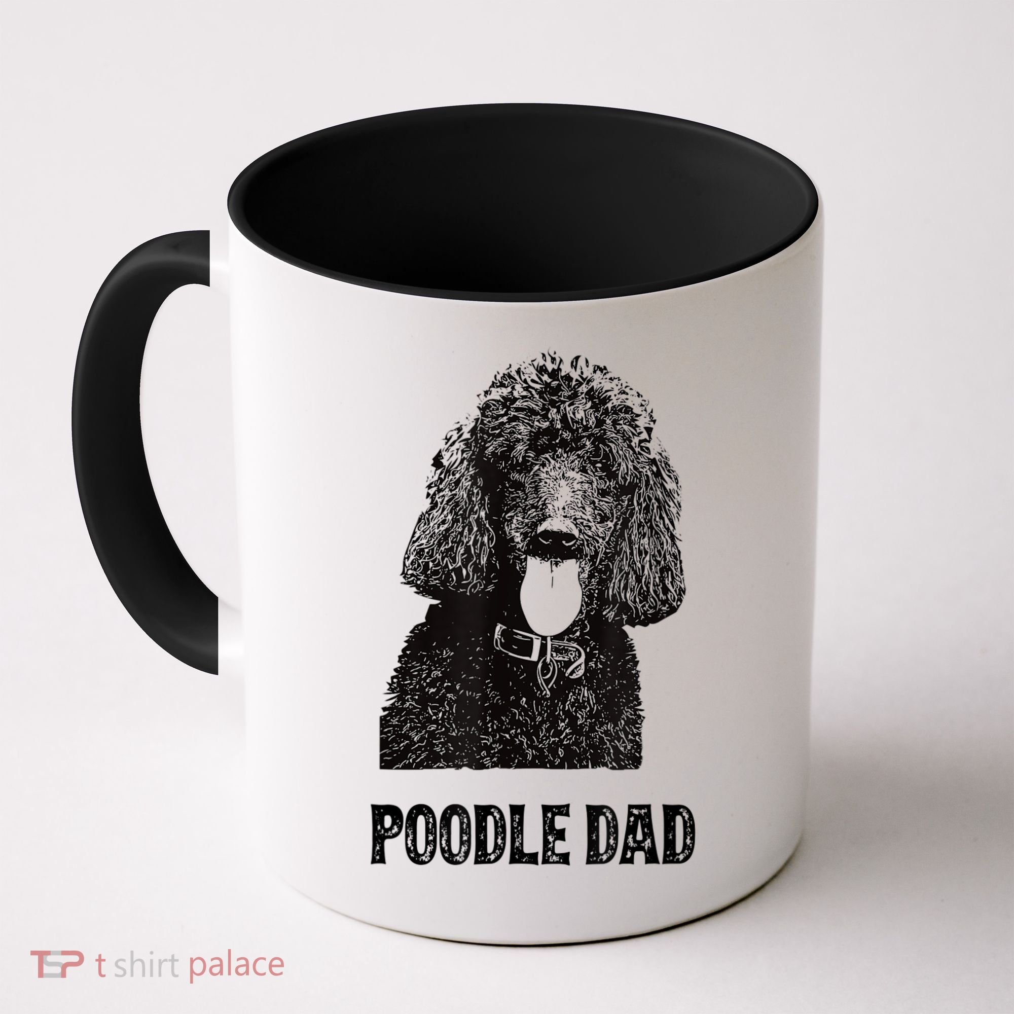 Mens Poodle Dad Standard Poodle Dad Coffee Mug