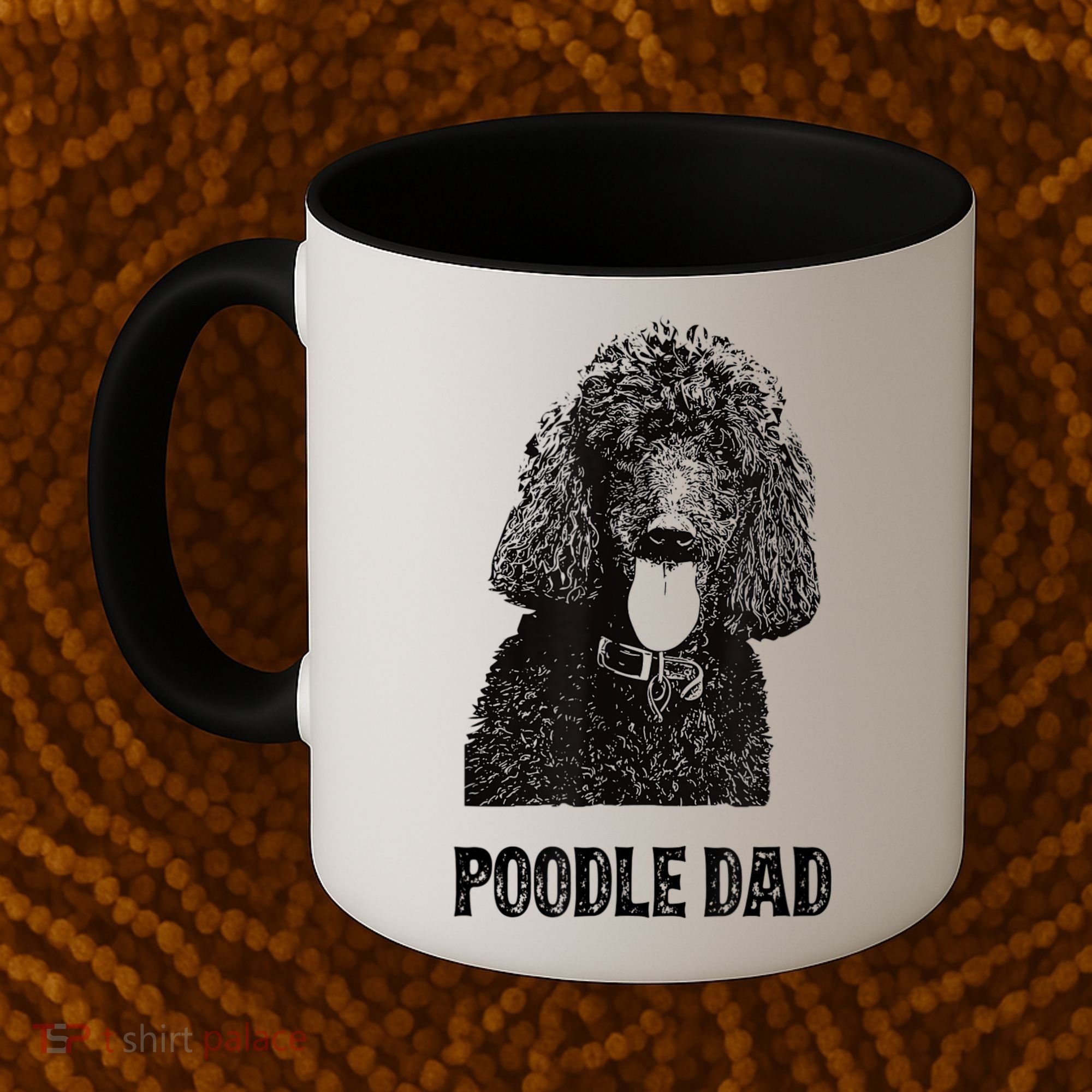 Mens Poodle Dad Standard Poodle Dad Coffee Mug