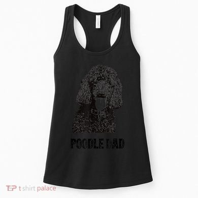 Mens Poodle Dad Standard Poodle Dad Women's Tank Top