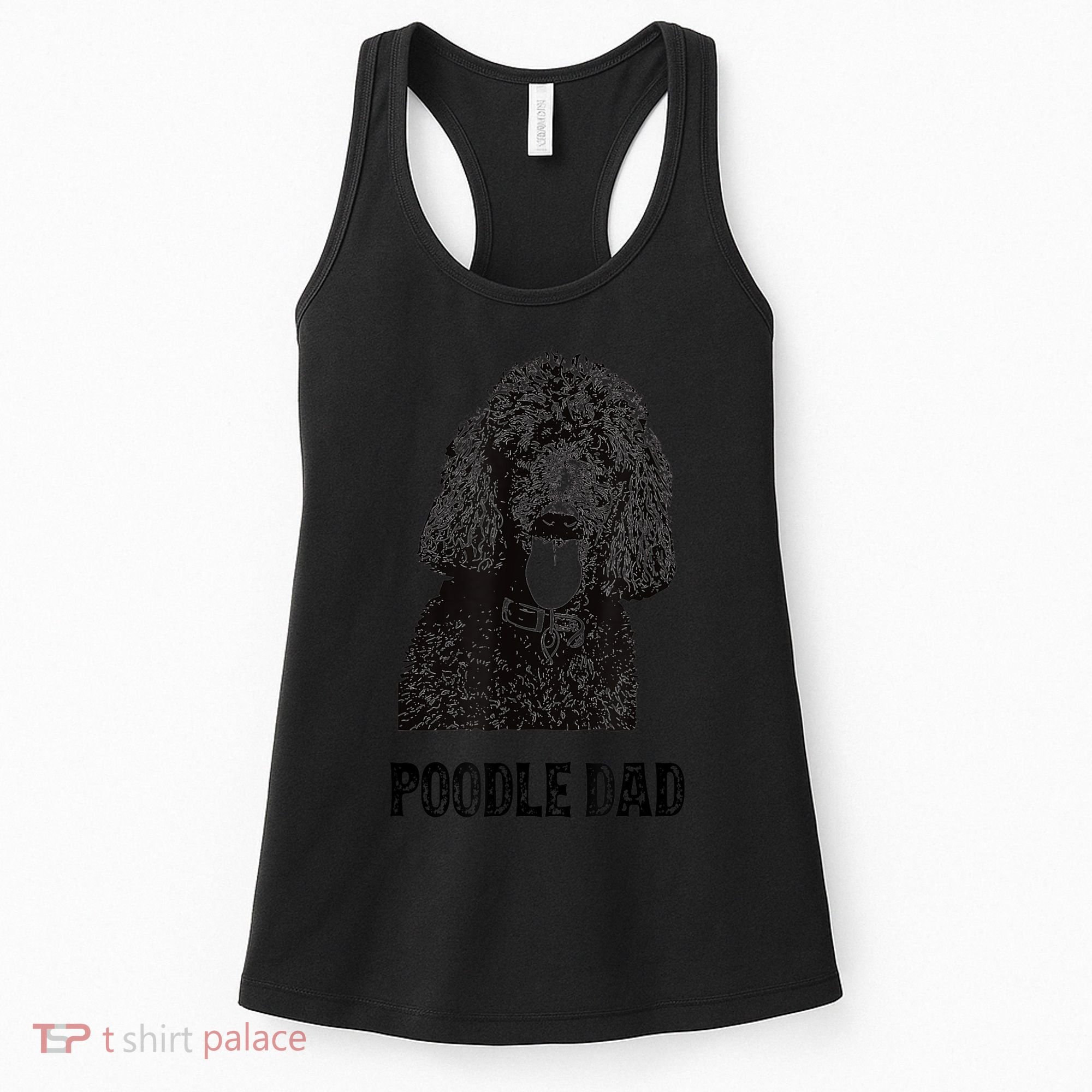 Mens Poodle Dad Standard Poodle Dad Women's Tank Top