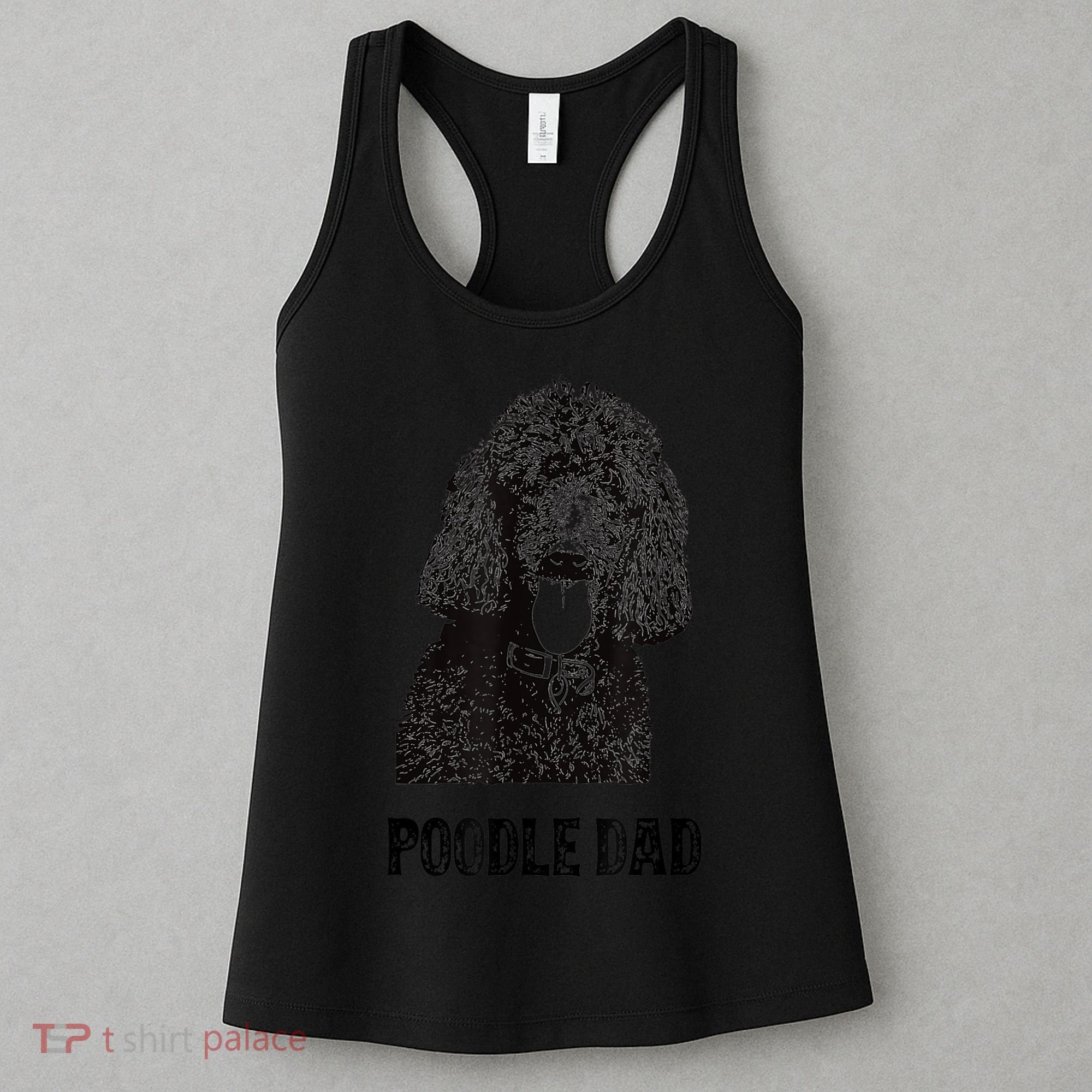 Mens Poodle Dad Standard Poodle Dad Women's Tank Top