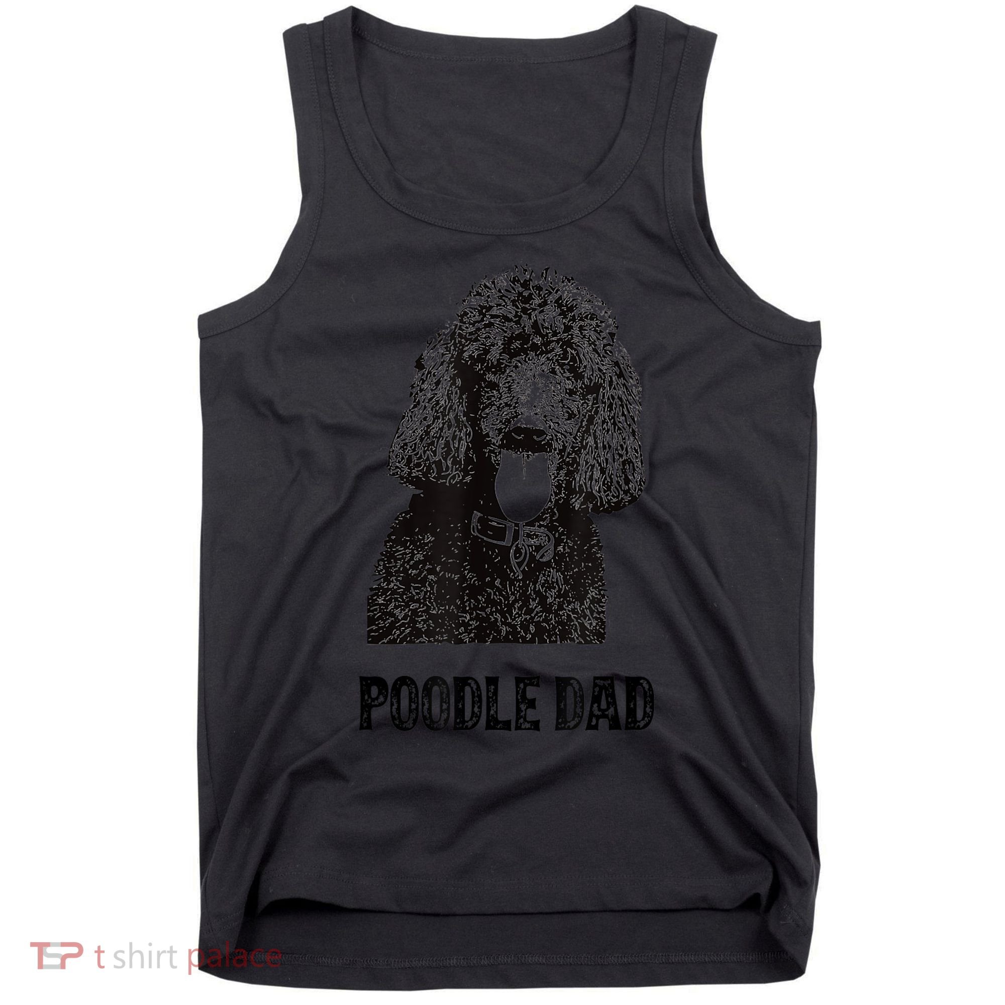 Mens Poodle Dad Standard Poodle Dad Tank Top