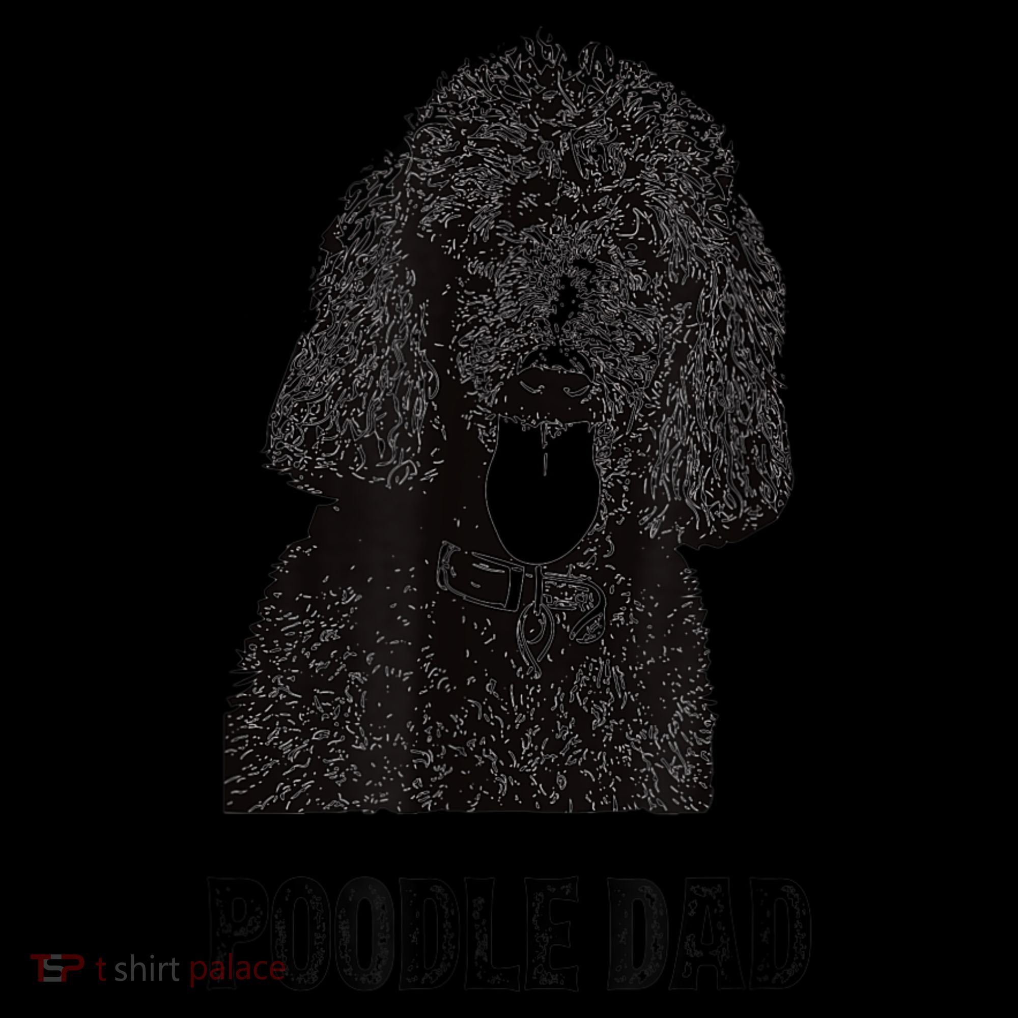 Mens Poodle Dad Standard Poodle Dad Tank Top