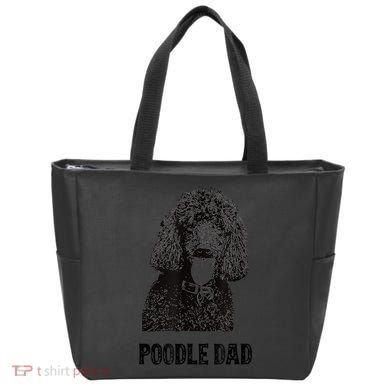 Mens Poodle Dad Standard Poodle Dad Tote Bag