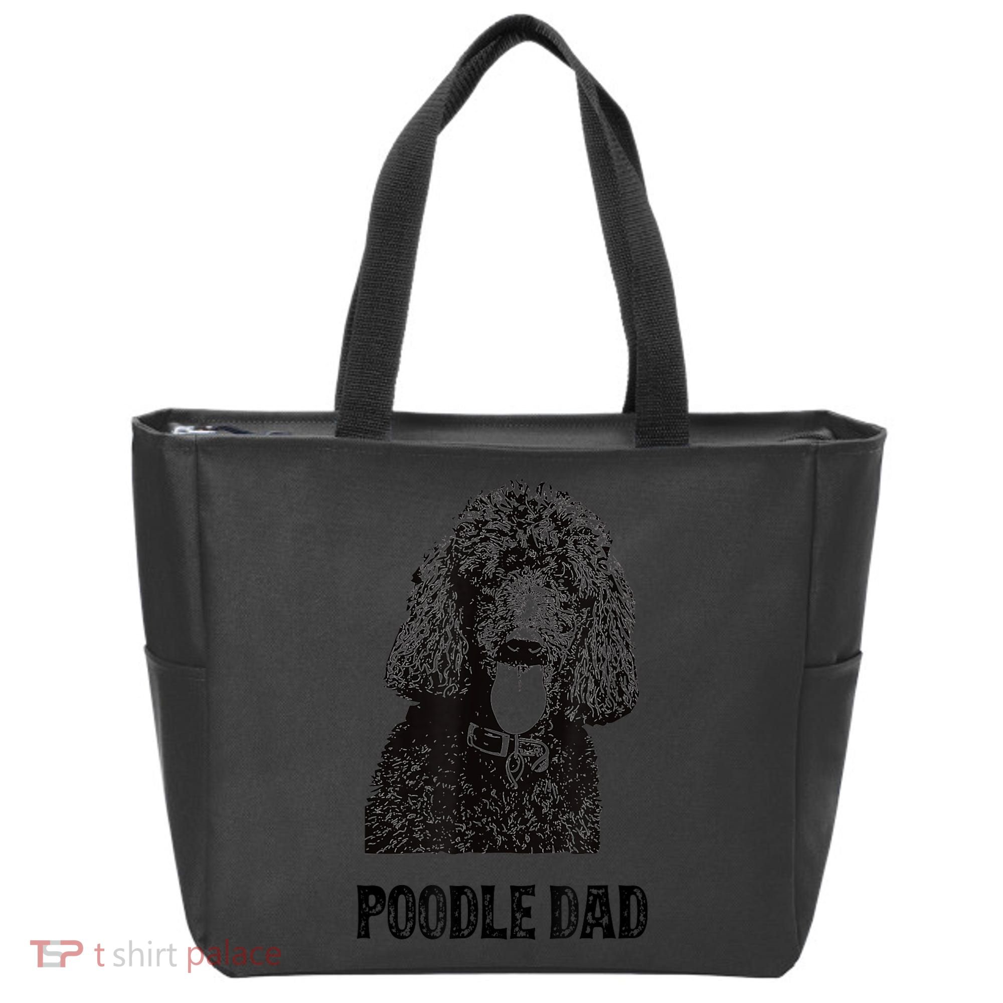 Mens Poodle Dad Standard Poodle Dad Tote Bag