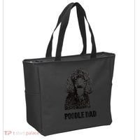 Mens Poodle Dad Standard Poodle Dad Tote Bag thumb 2