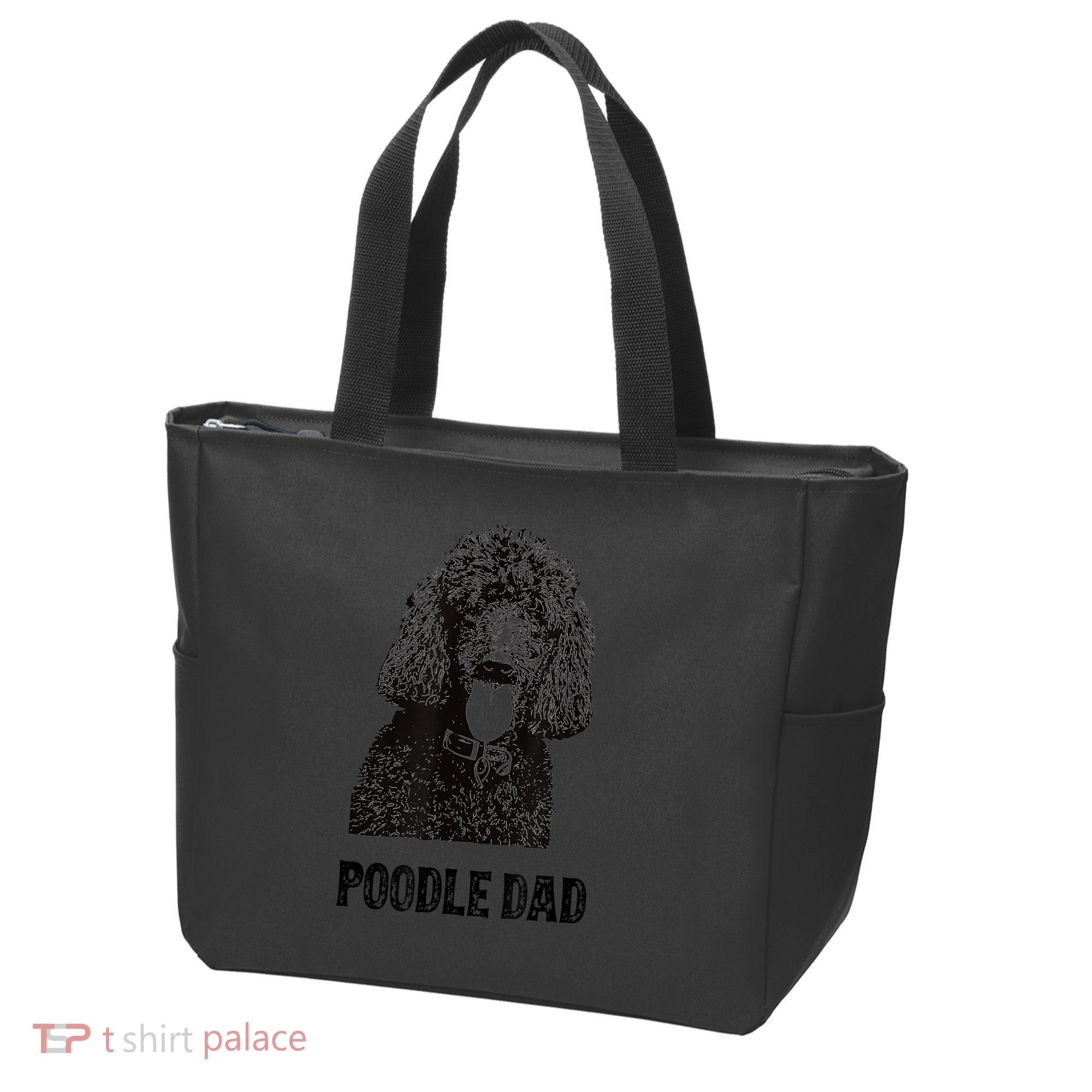 Mens Poodle Dad Standard Poodle Dad Tote Bag