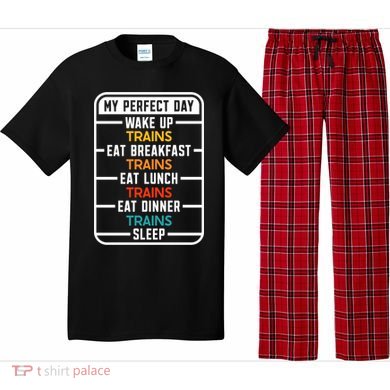 My Perfect Day Trains Gift Pajama Set