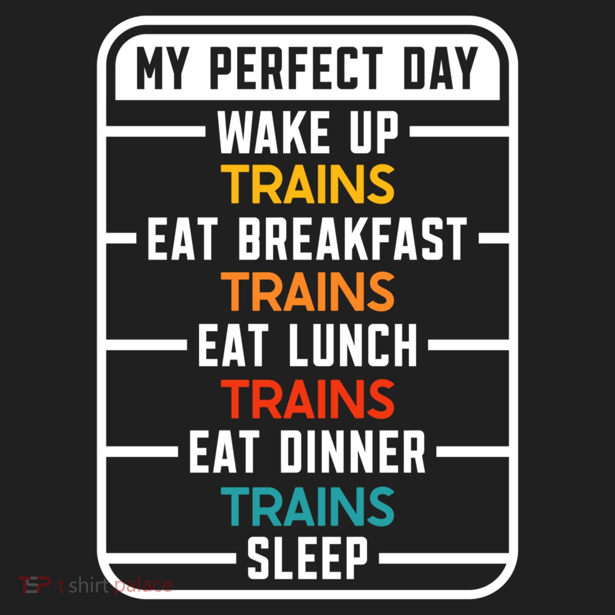 My Perfect Day Trains Gift Hat