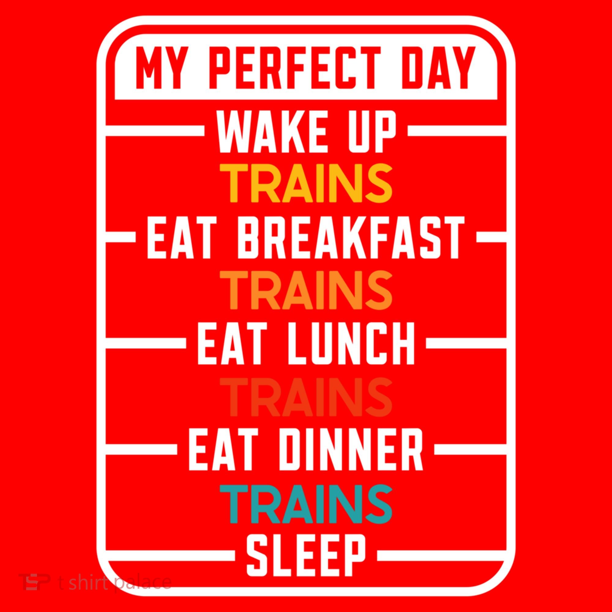 My Perfect Day Trains Gift Santa Hat