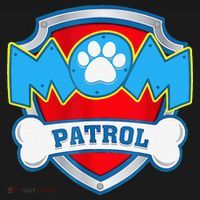 Mom Patrol Dog Mom Dad Funny Gift Birthday Party Women's Tank Top thumb 5