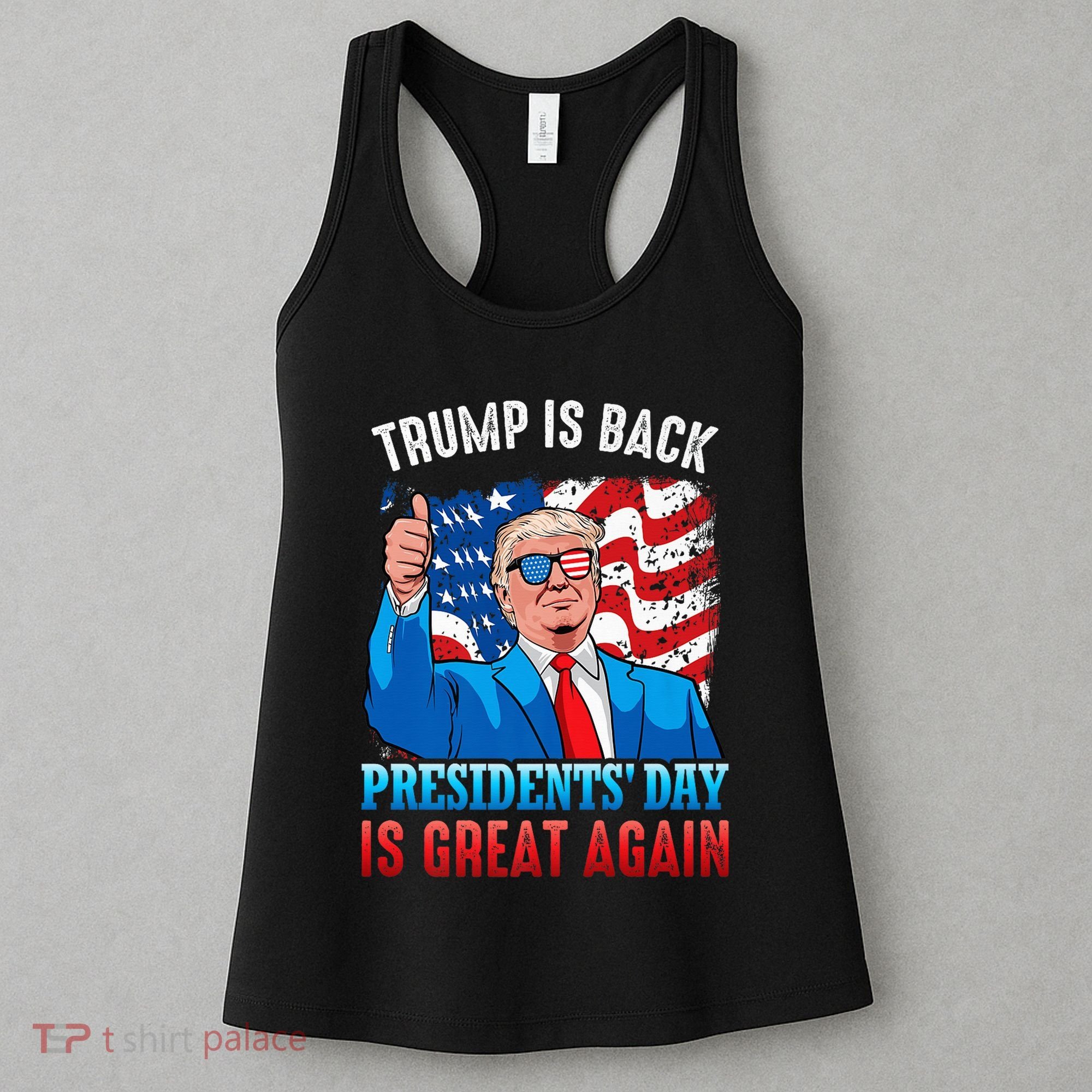 Make PresidentS Day Great Again President Trump Usa America Women's Tank Top