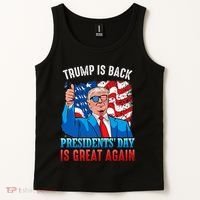 Make PresidentS Day Great Again President Trump Usa America Tank Top thumb 2