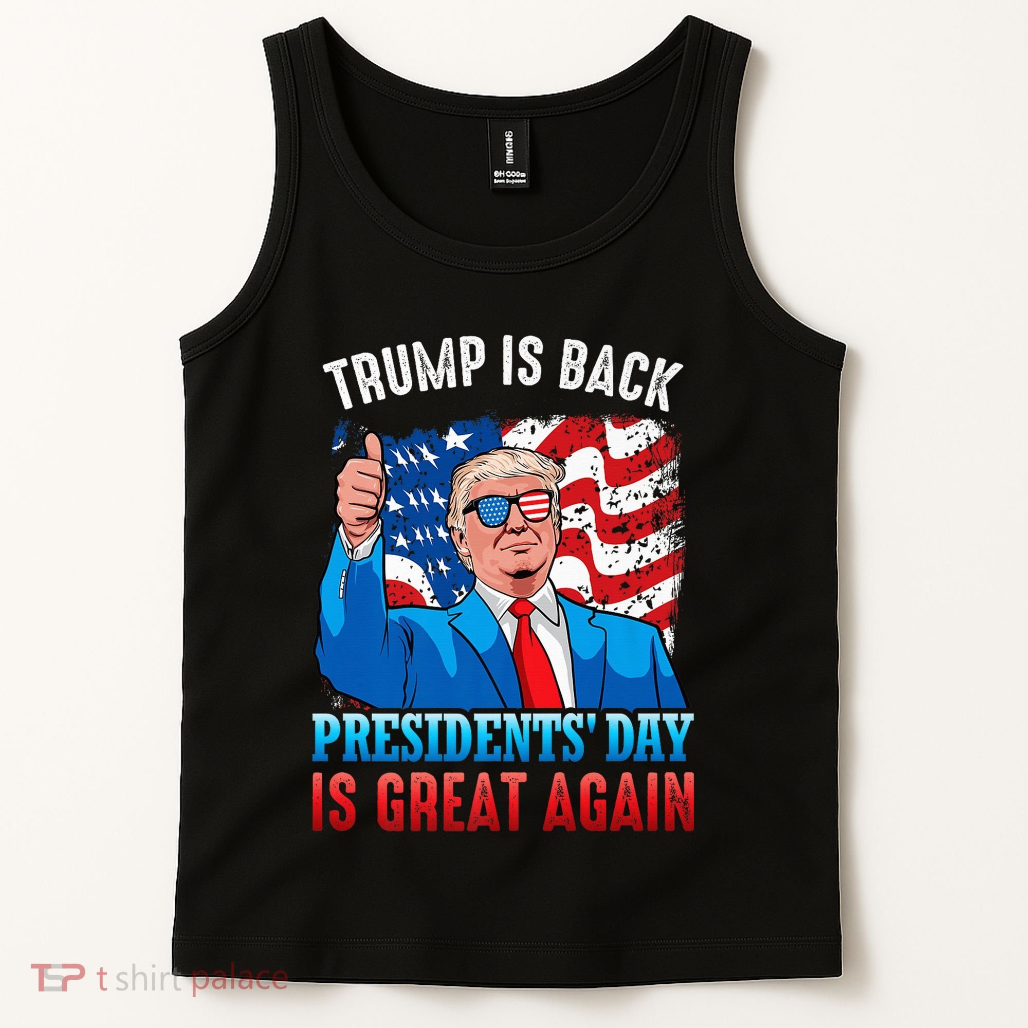 Make PresidentS Day Great Again President Trump Usa America Tank Top