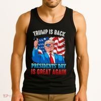 Make PresidentS Day Great Again President Trump Usa America Tank Top thumb 3