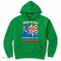 Make PresidentS Day Great Again President Trump Usa America Hoodie thumb 0