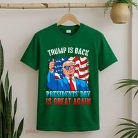 Make PresidentS Day Great Again President Trump Usa America T-Shirt thumb 2