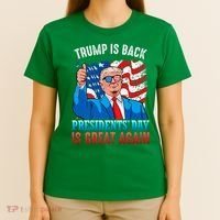 Make PresidentS Day Great Again President Trump Usa America T-Shirt thumb 4