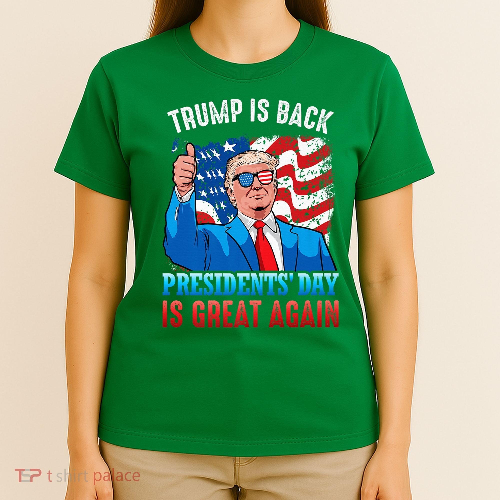 Make PresidentS Day Great Again President Trump Usa America T-Shirt