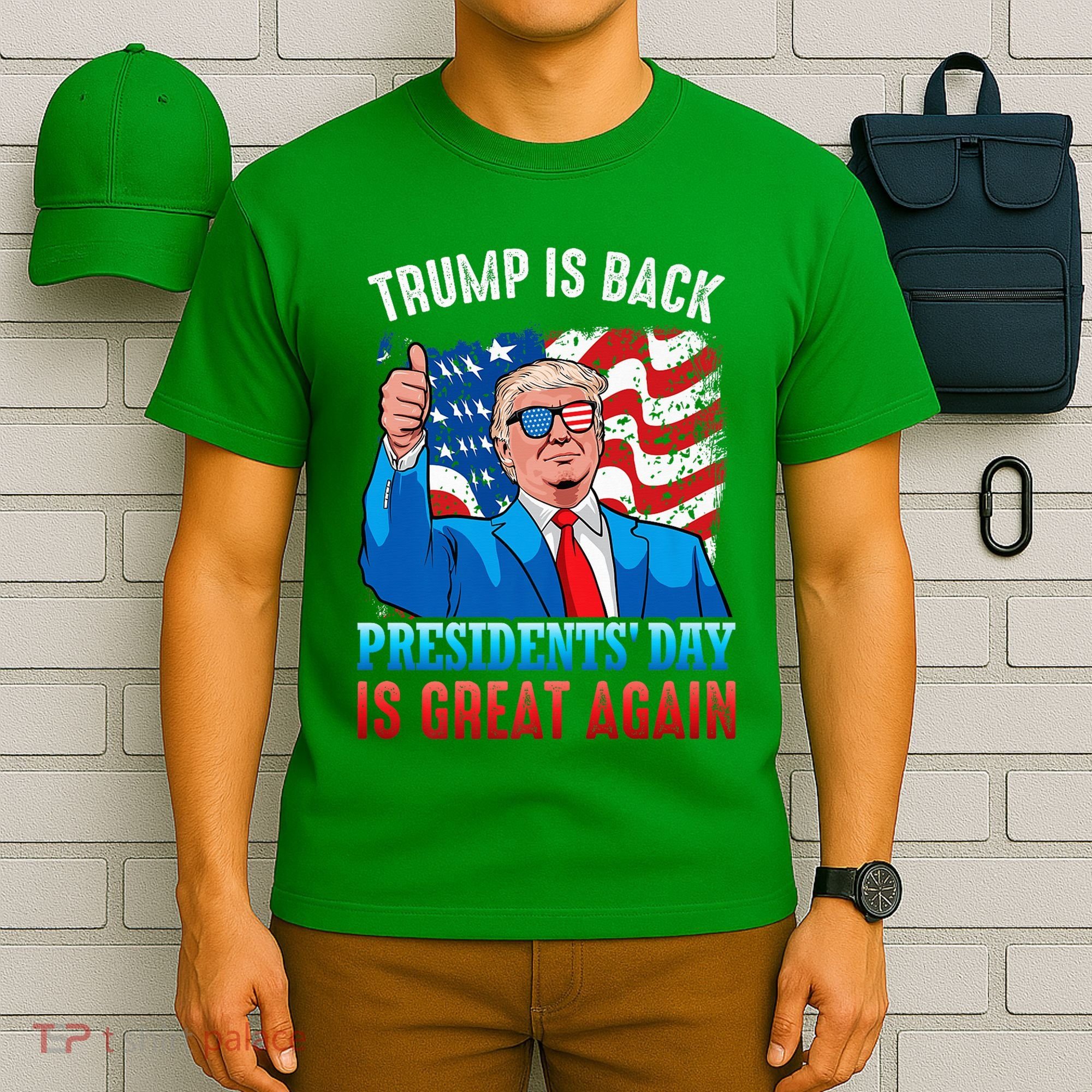 Make PresidentS Day Great Again President Trump Usa America T-Shirt