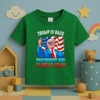 Make PresidentS Day Great Again President Trump Usa America Toddler T-Shirt thumb 3