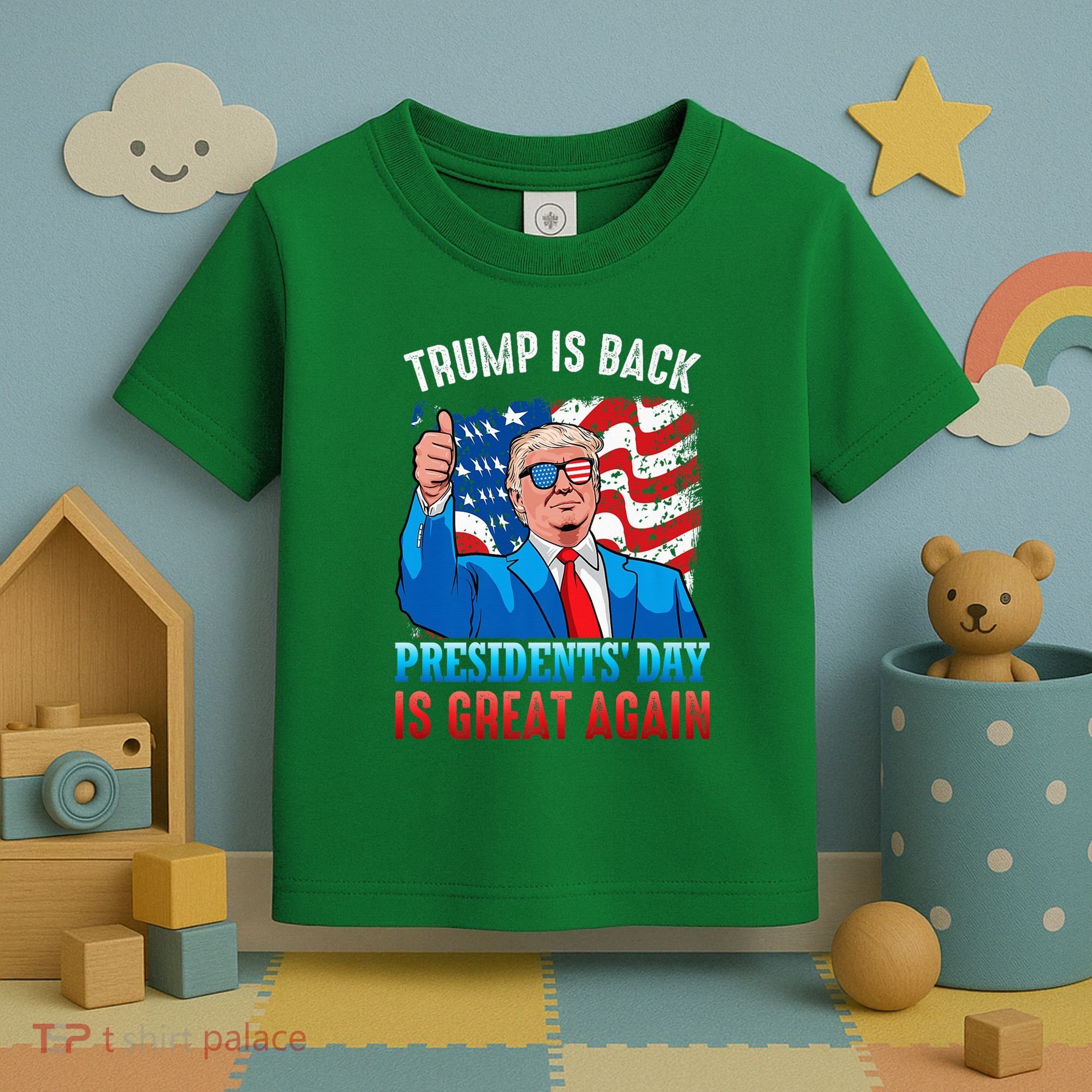 Make PresidentS Day Great Again President Trump Usa America Toddler T-Shirt